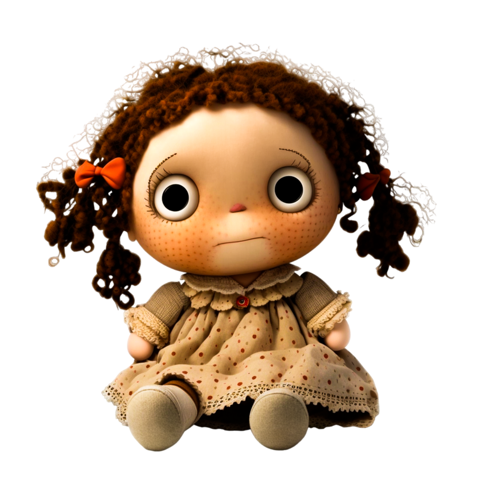 A Doll White Transparent. png