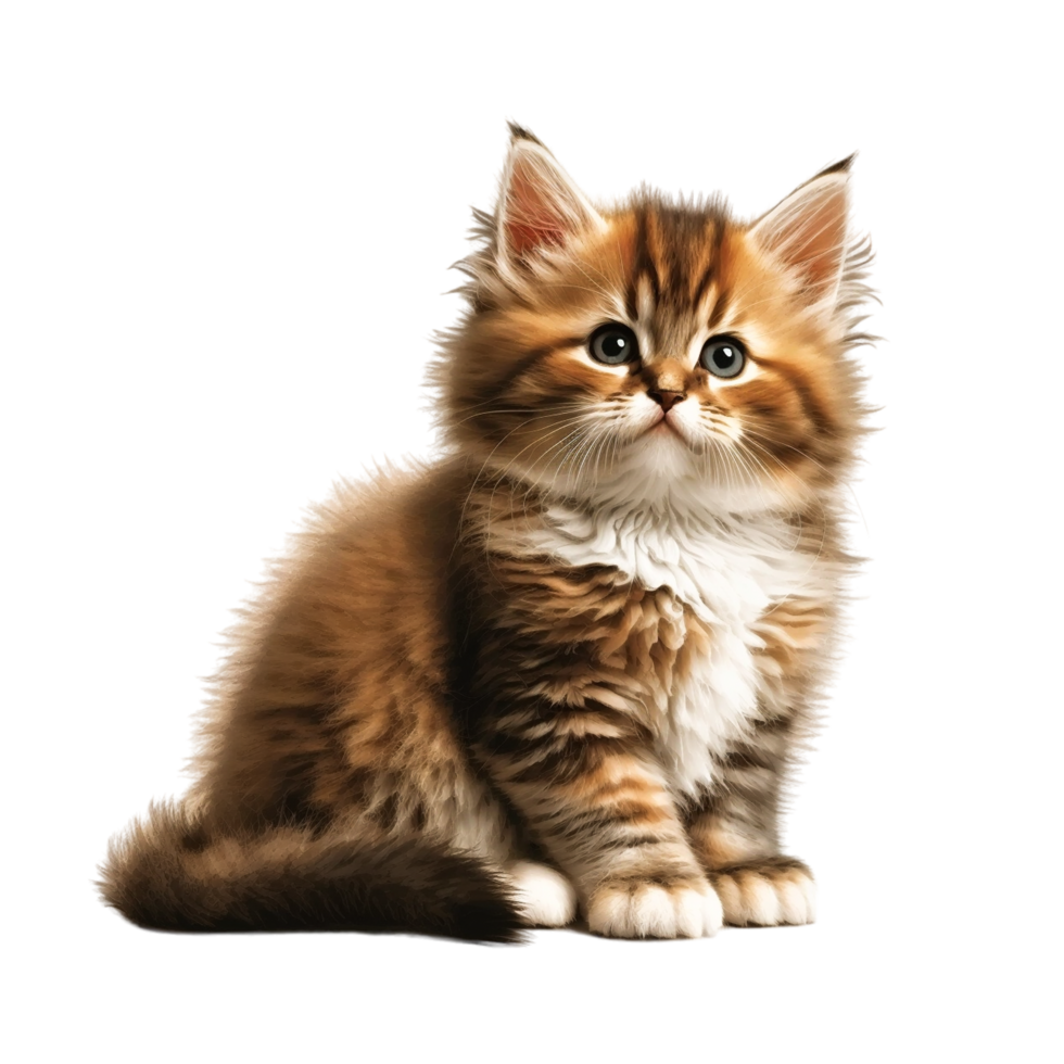 Cat In Transparent Background. png