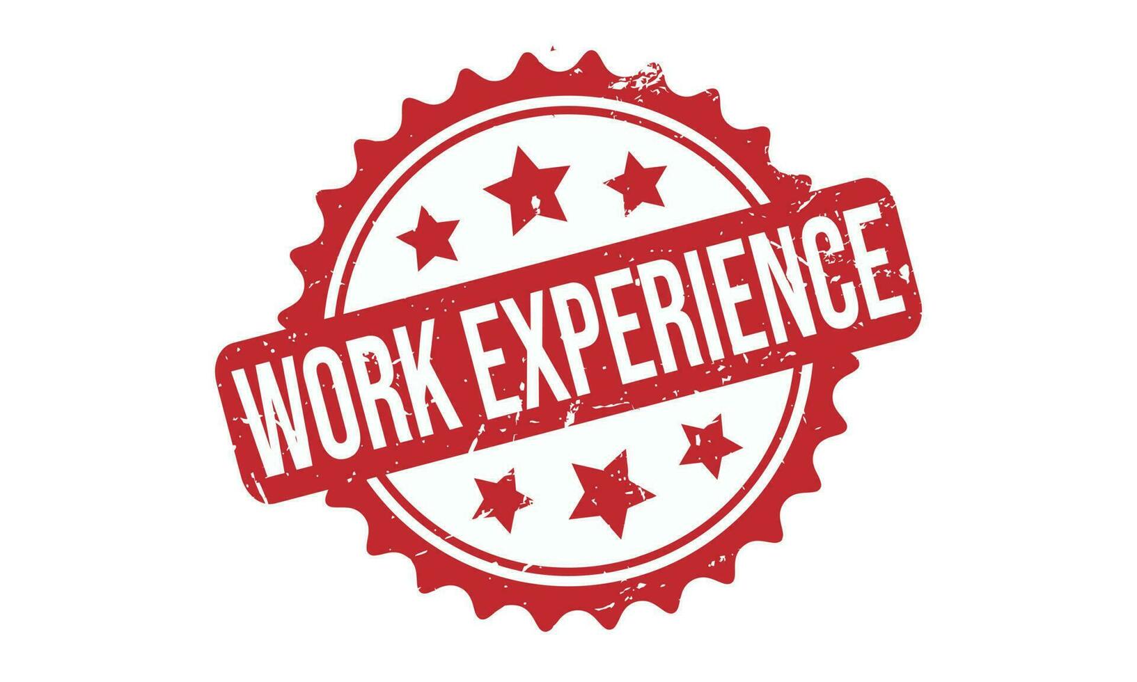 Work Experience Rubber Stamp Seal Vector