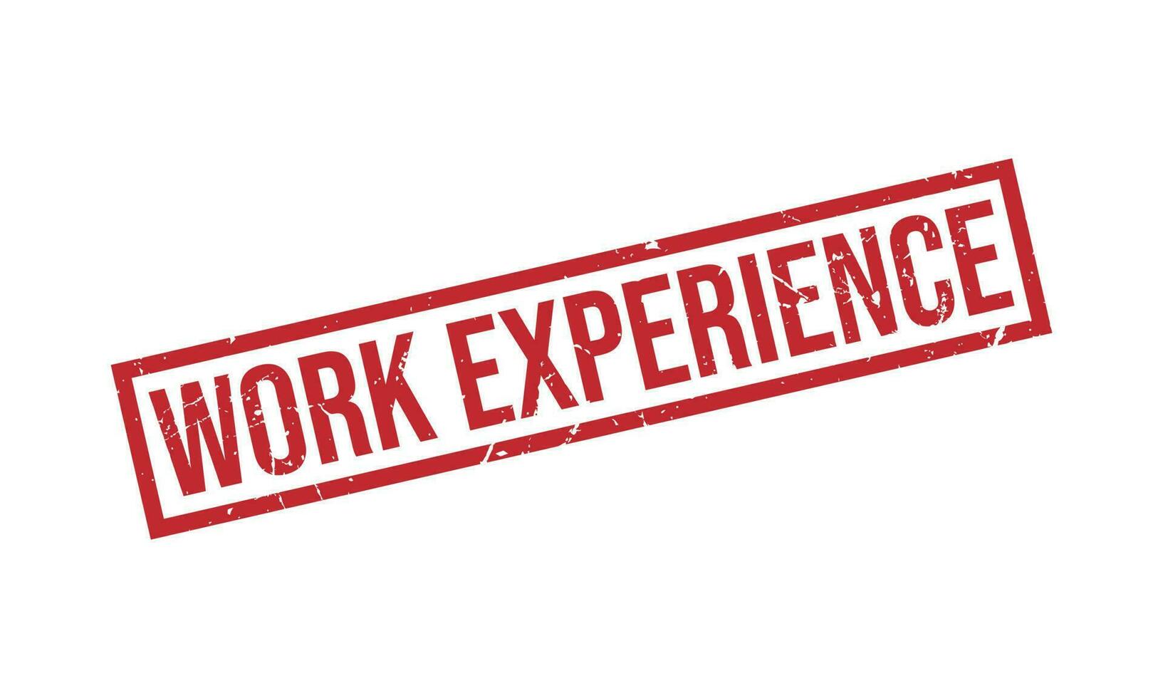 Work Experience Rubber Stamp Seal Vector