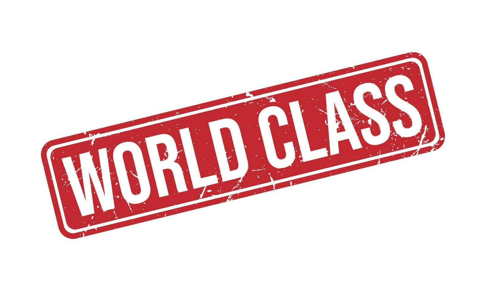 World Class Rubber Stamp Seal Vector
