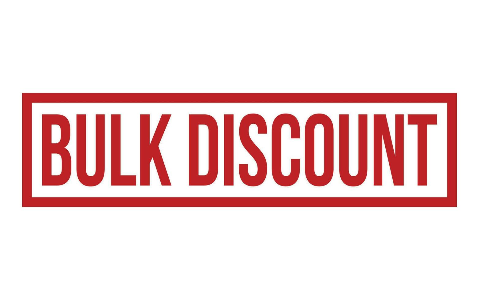 Bulk discount Rubber Stamp Seal Vector