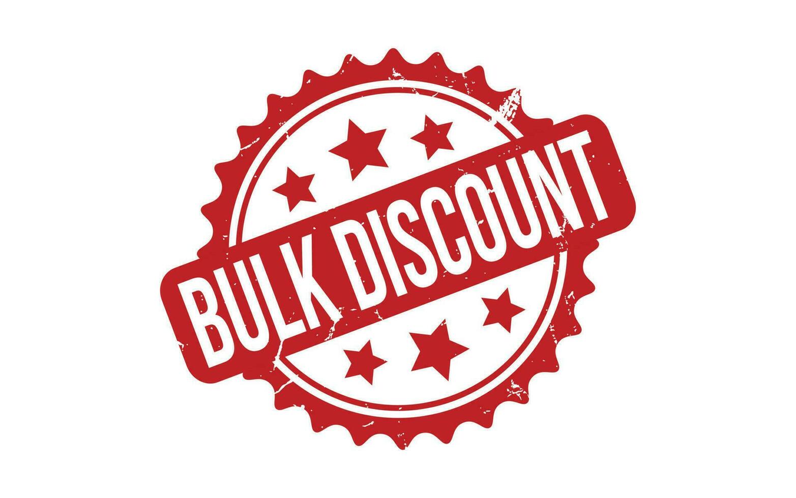Bulk discount Rubber Stamp Seal Vector
