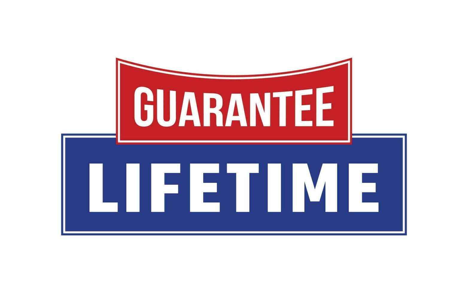 Lifetime Guarantee Seal Vector Illustration