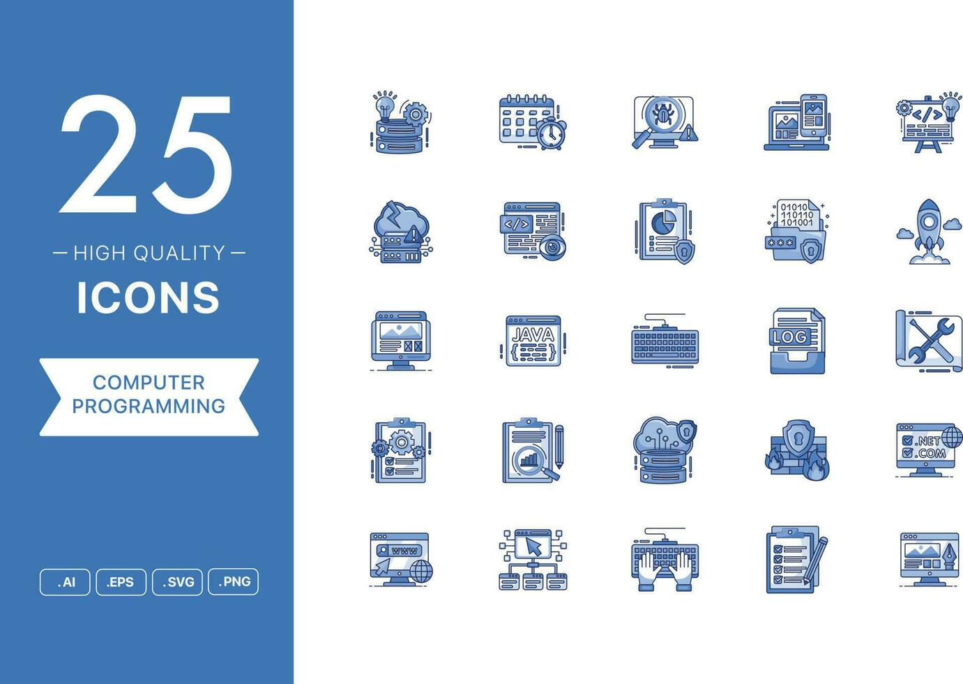 Vector set of Programming icons 23423628 Vector Art at Vecteezy