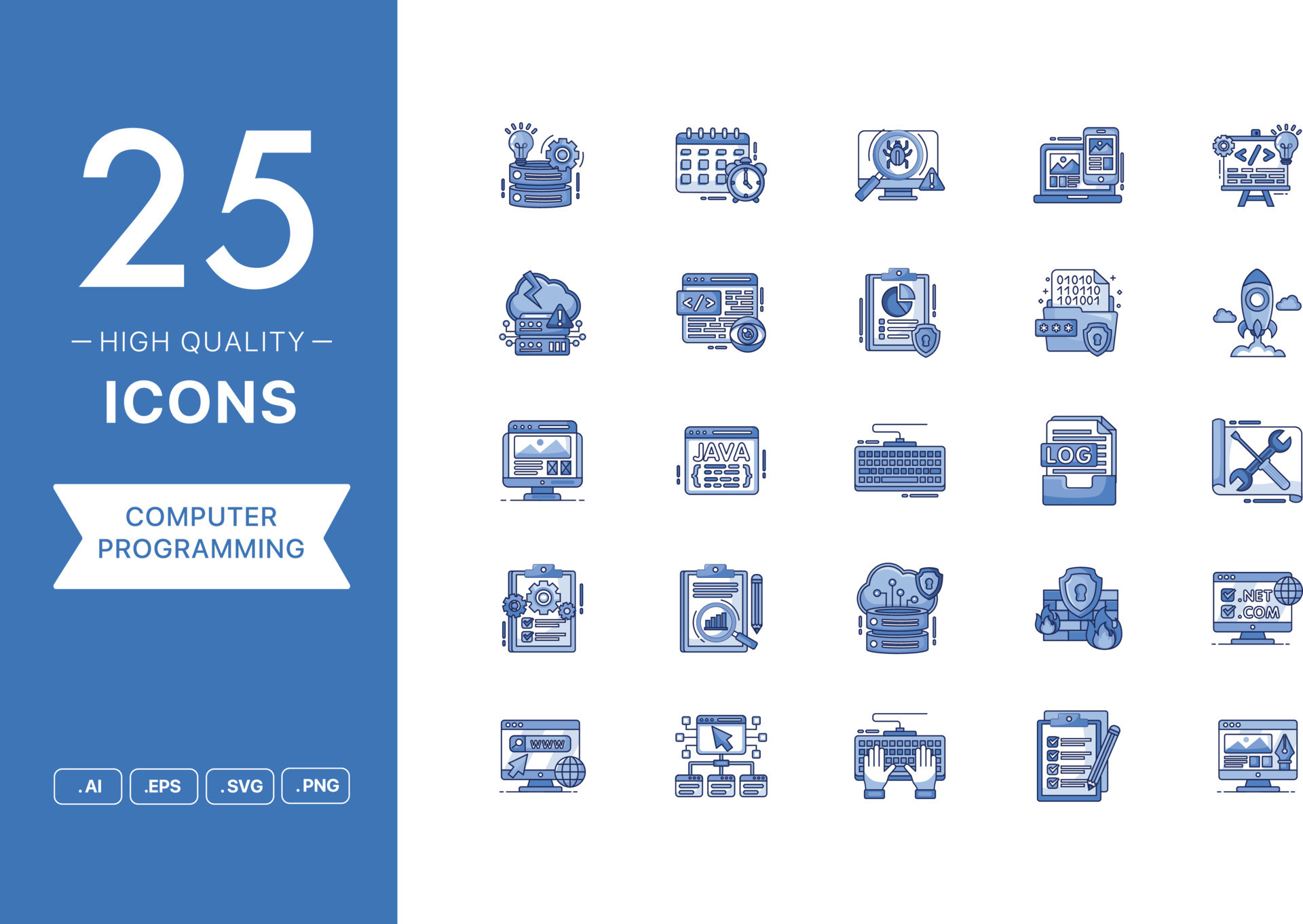 Vector set of Programming icons 23423628 Vector Art at Vecteezy
