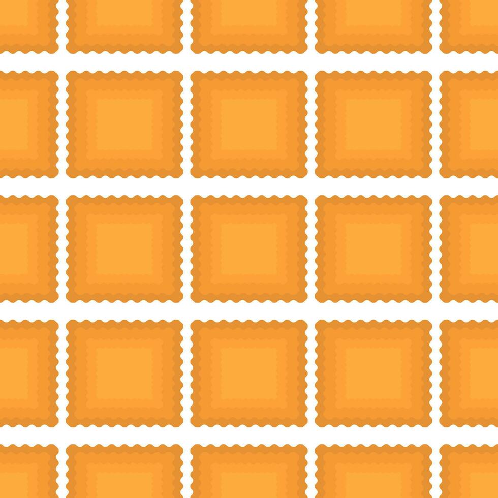 Pattern homemade cookie different taste in pastry biscuit vector