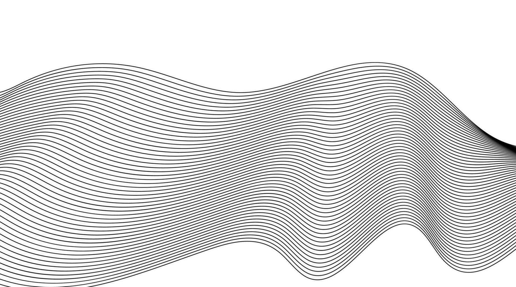 Minimalist modern contour drawing. Luxury line background vector. Curve