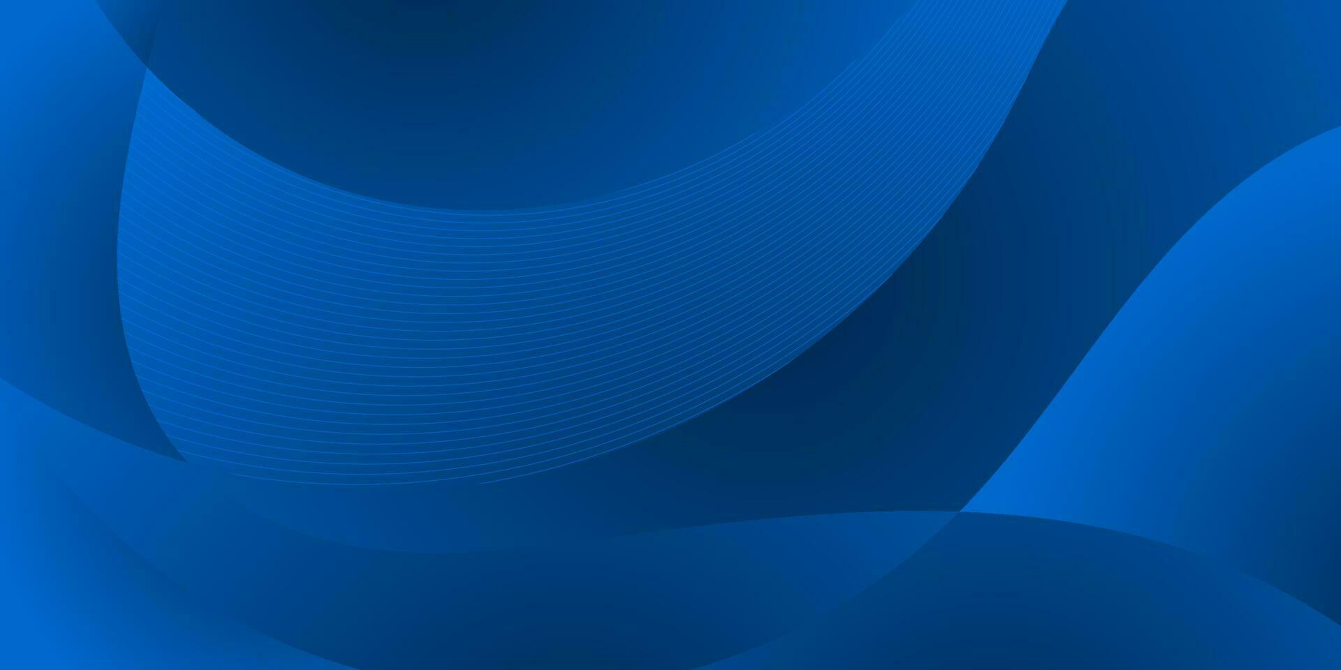 Dark Blue Gradient Abstract Vector Background for Corporate Use