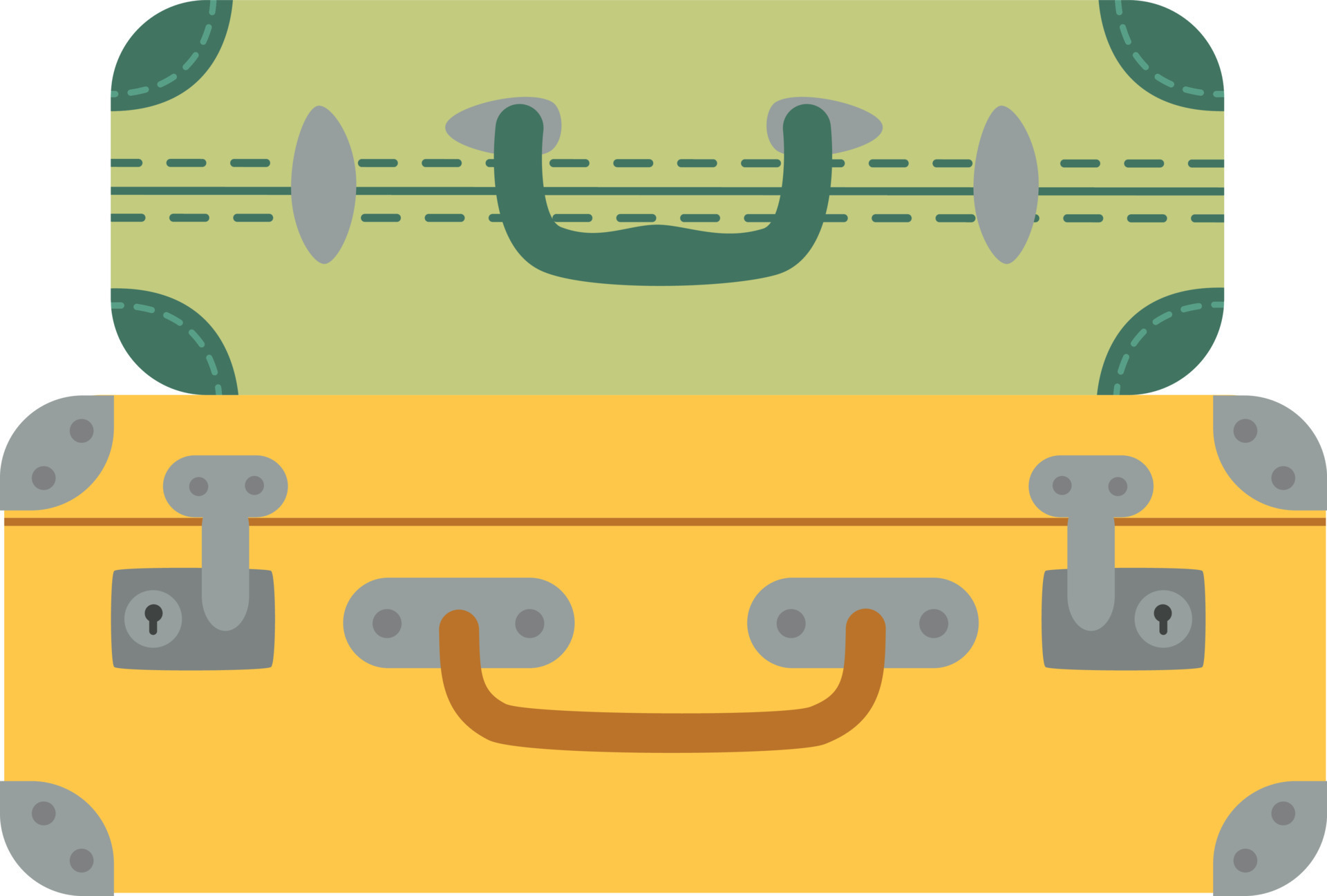 Icons luggage. Suitcases baggage 23424734 Vector Art at Vecteezy