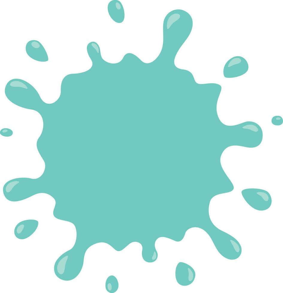 Blue blob illustration vector