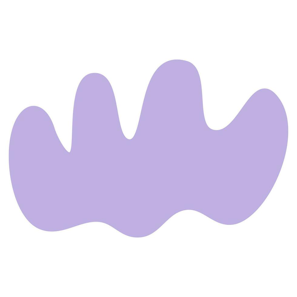 Hand Drawn Organic Shape vector