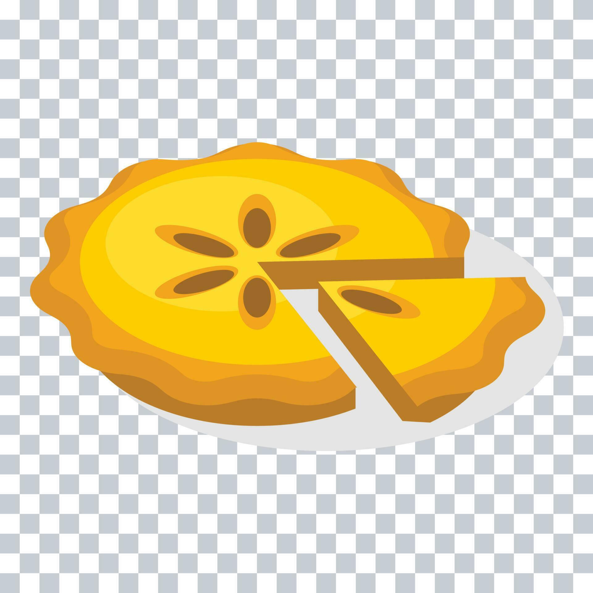 Apple pie vector clip art 23425713 Vector Art at Vecteezy