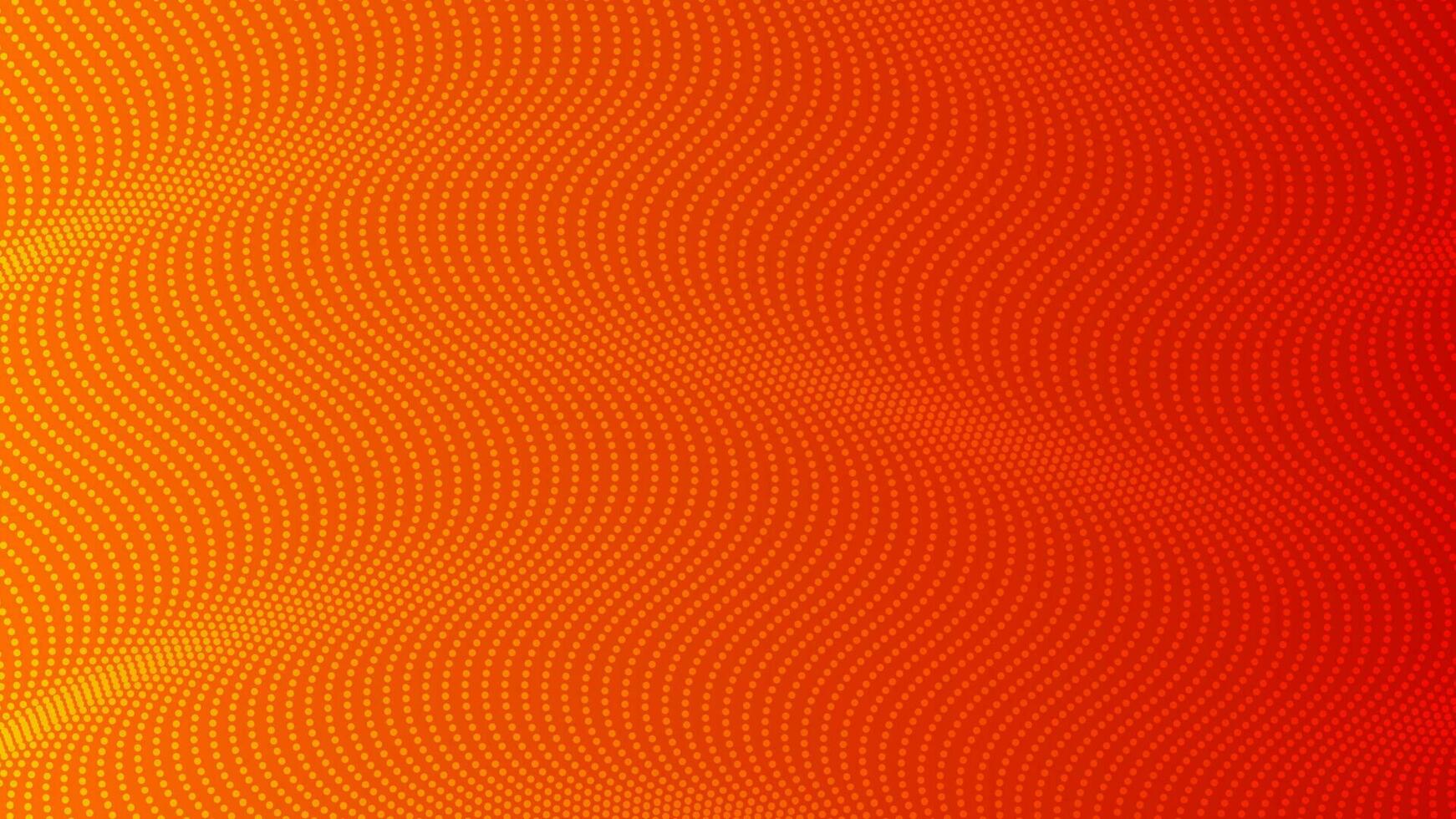 fondo degradado de semitonos con puntos. patrón abstracto de arte pop con puntos naranjas en estilo cómico. ilustración vectorial vector