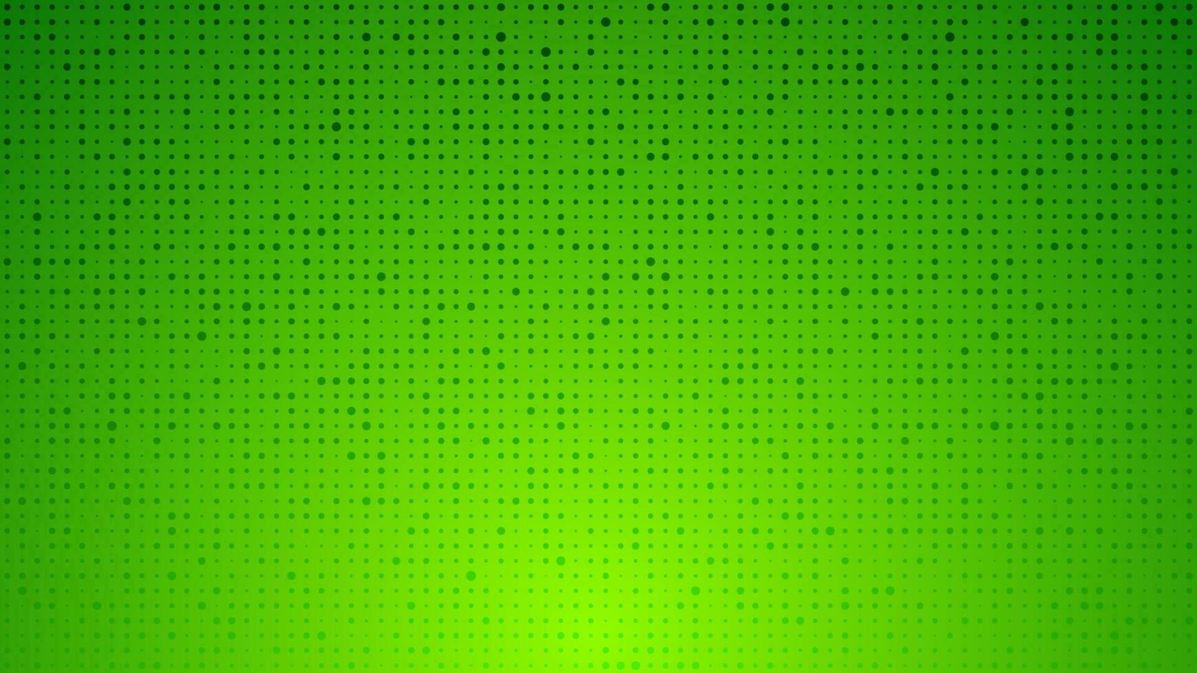 Abstract geometric gradient circles background. Green dot background with empty space. Vector illustration.