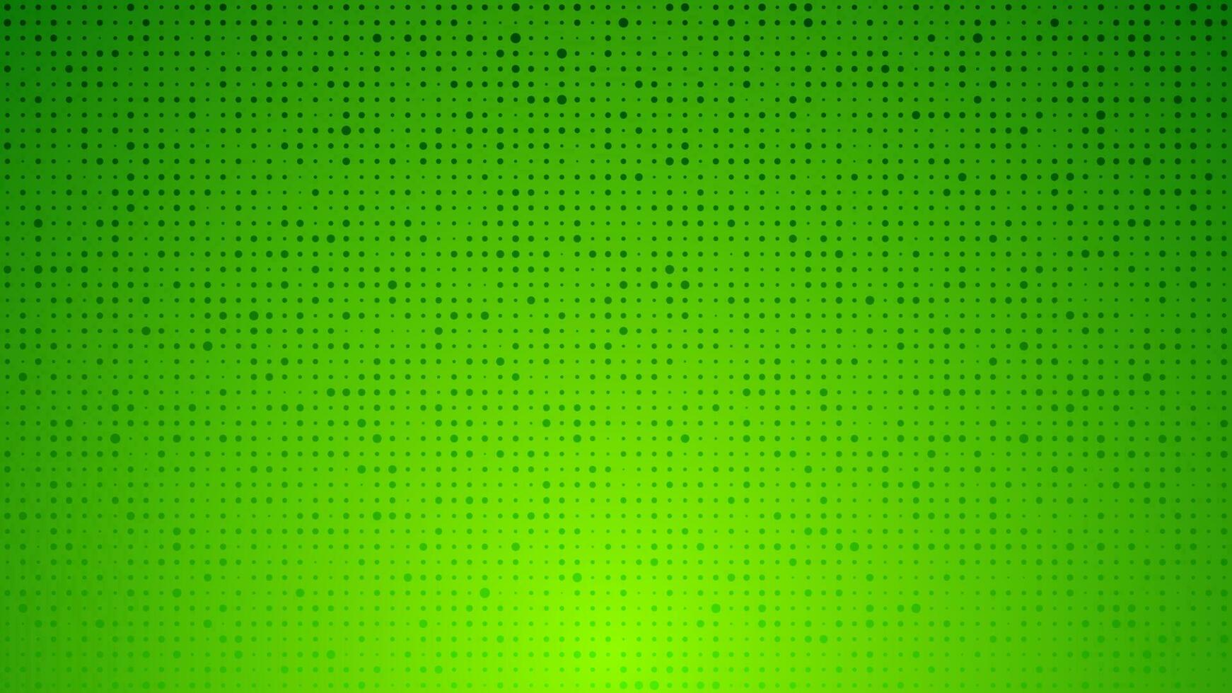 Abstract geometric gradient circles background. Green dot background with empty space. Vector illustration.
