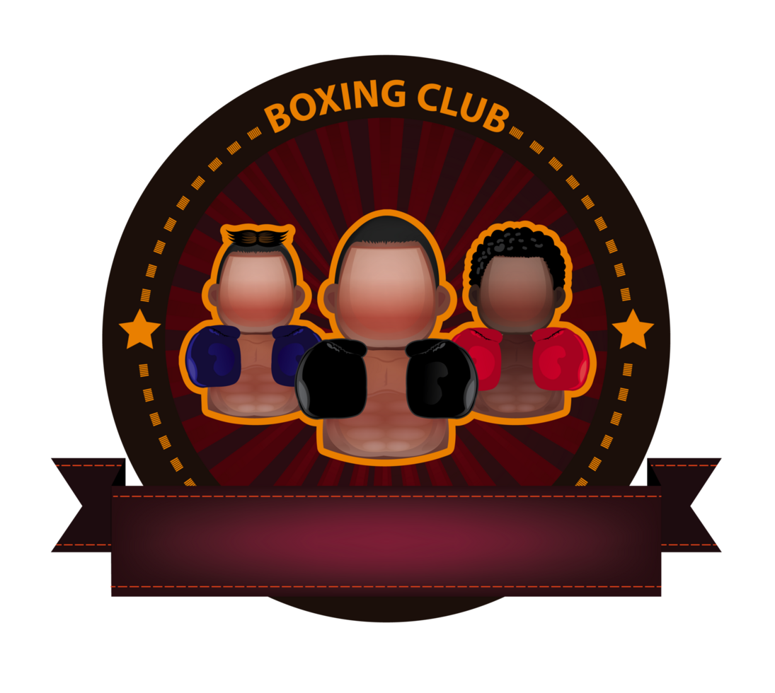 tre boxe bandiera modello png