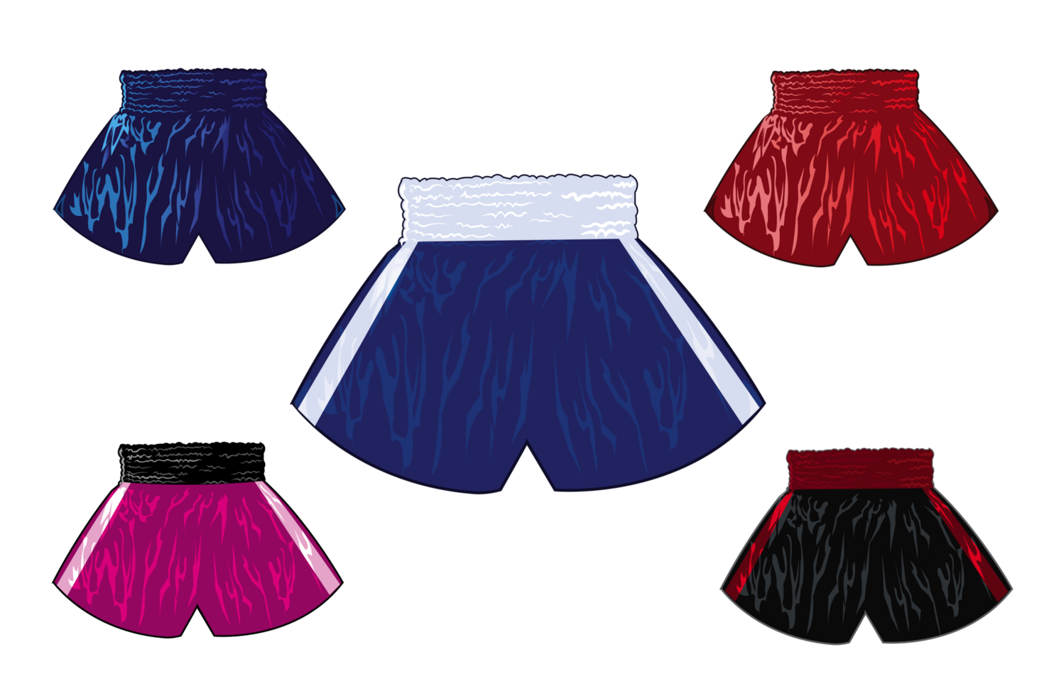 Free Illustration of boxing shorts set 23426291 PNG with Transparent ...
