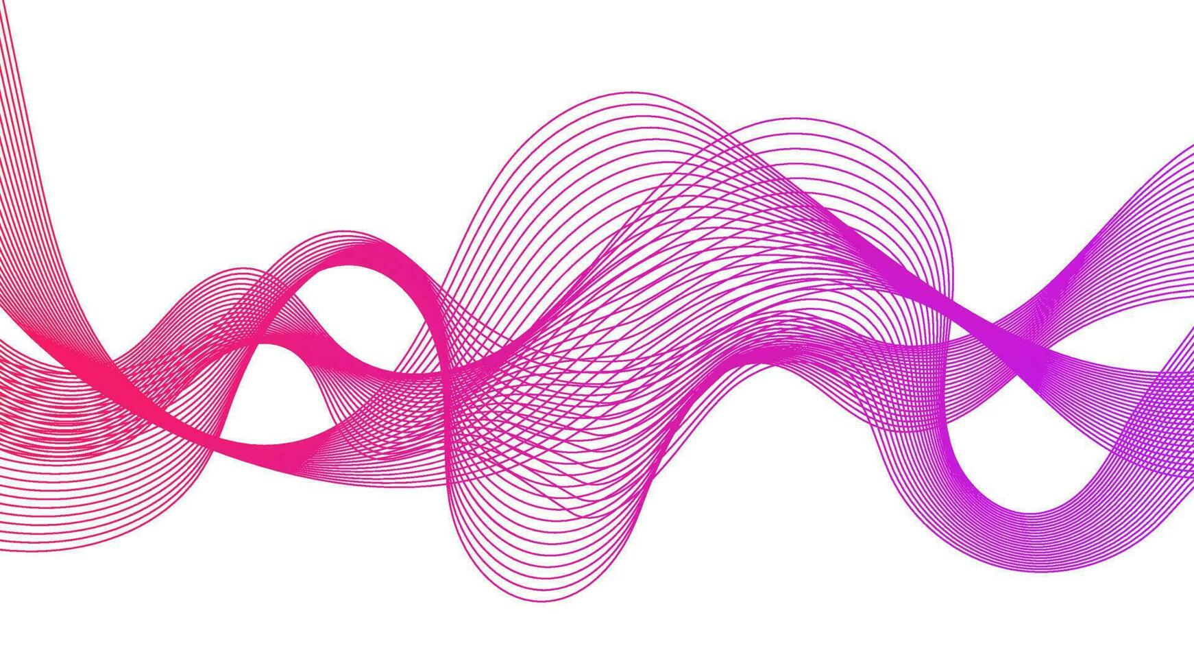 Abstract backdrop with colorful wave gradient lines on white background. Modern technology background, wave design. Vector illustration