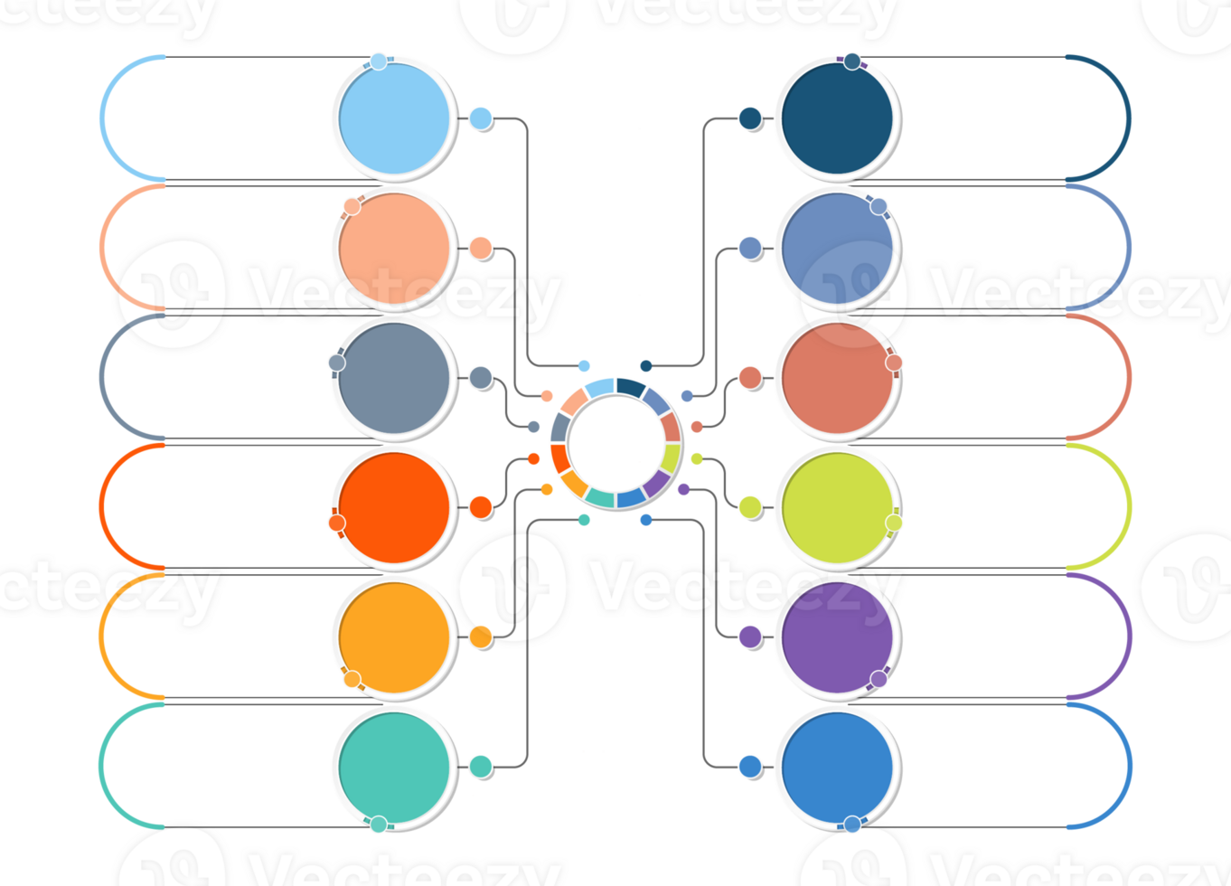 Infographic with 12 steps, process or options. png