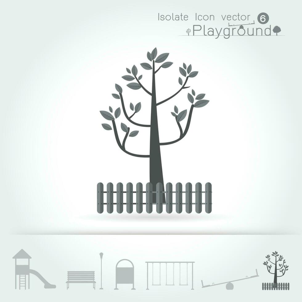 Playground icon isolate set Vector illustration.
