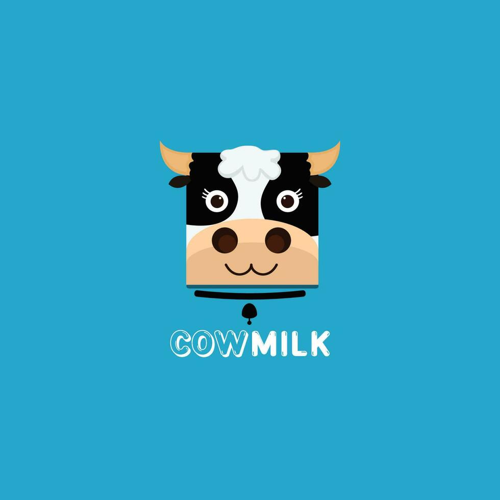 Milk logo template vector