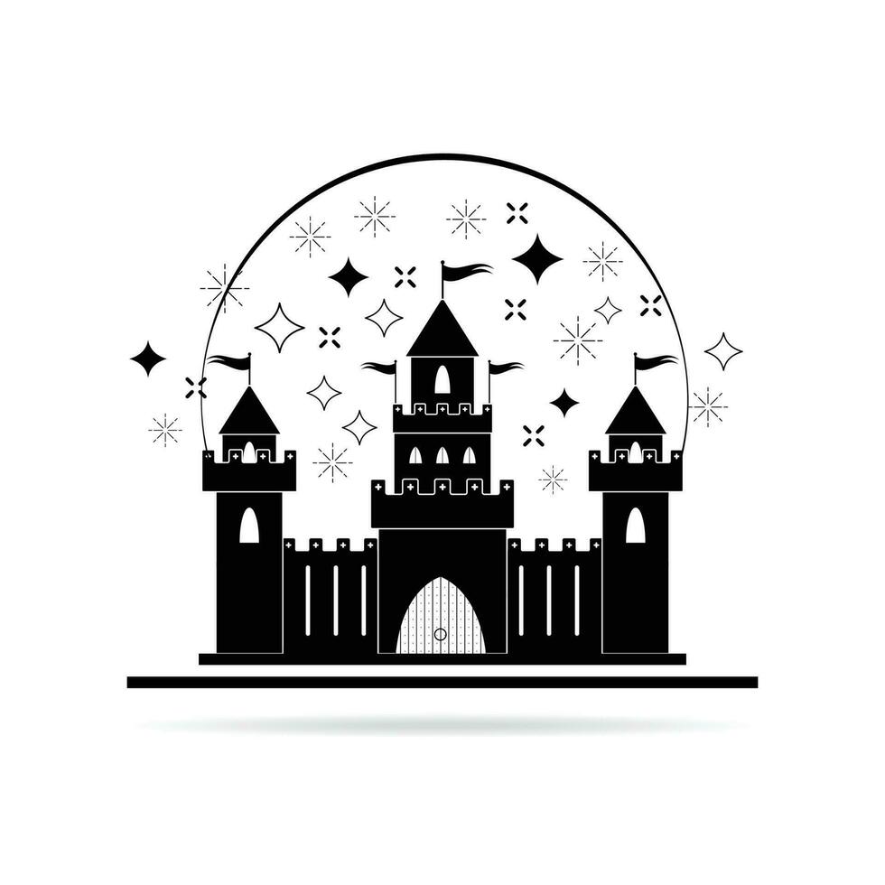 Castle vector icon