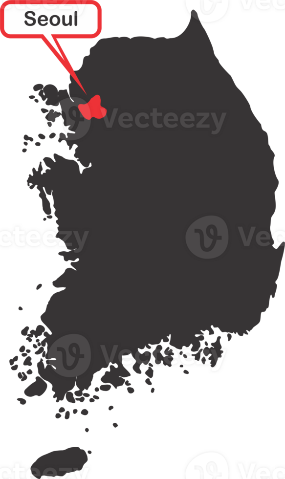 Seoul   pin map location png