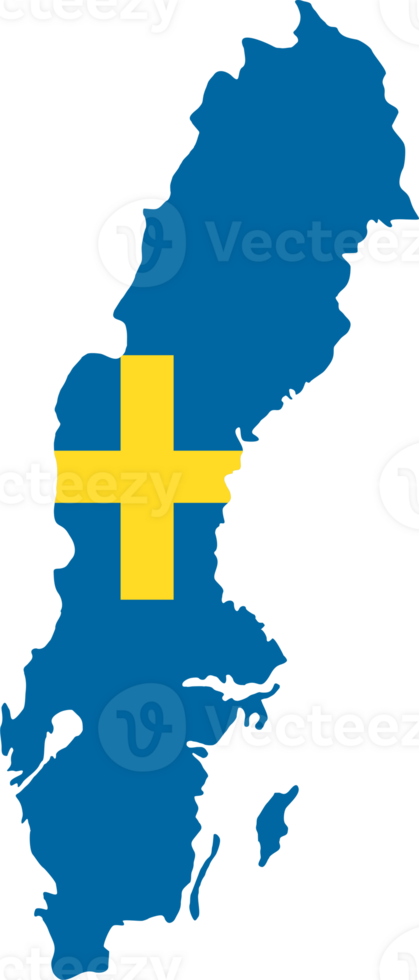 Sweden flag pin map location png
