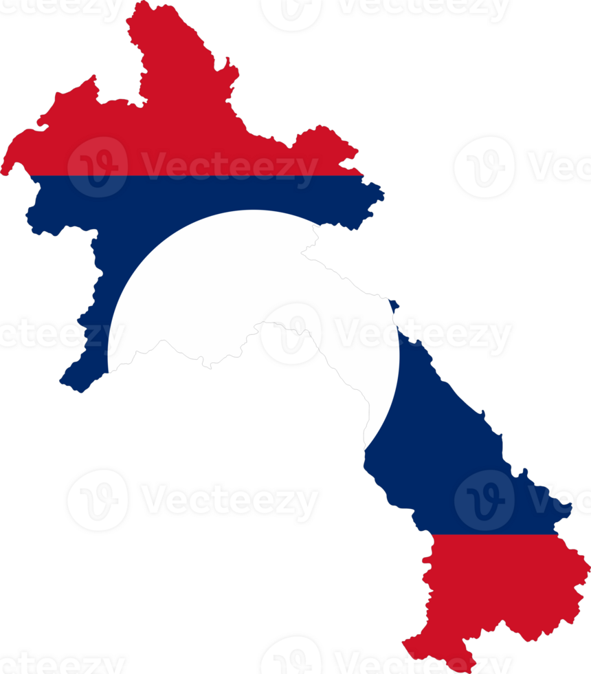 Laos flag pin map location png