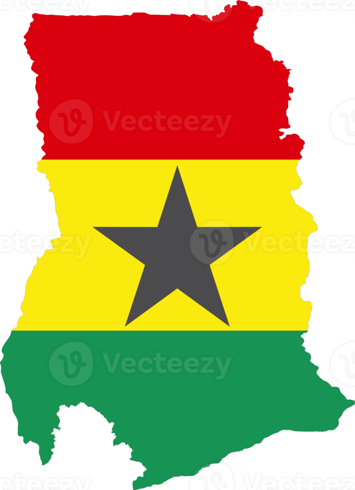 Ghana flag  pin map location png