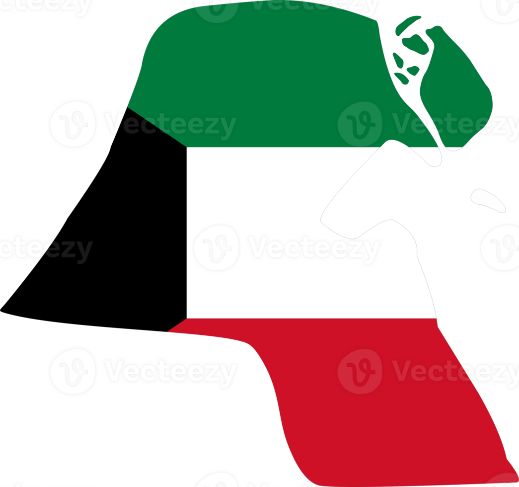 Kuwait flag pin map location png