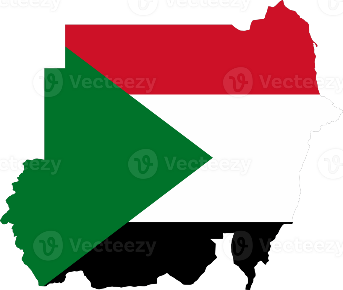 Sudan flag pin map location png