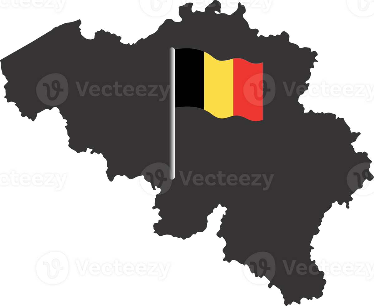 Belgium flag pin map location png