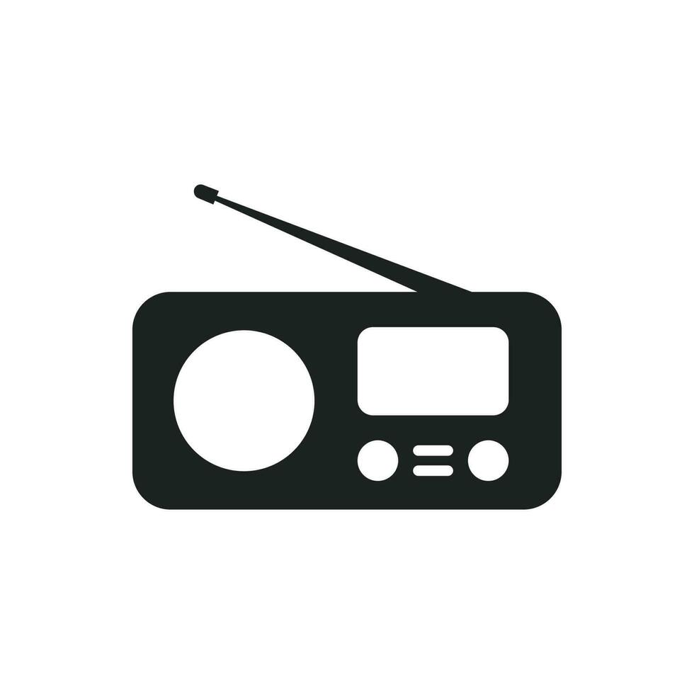 radio icon vector design illustration