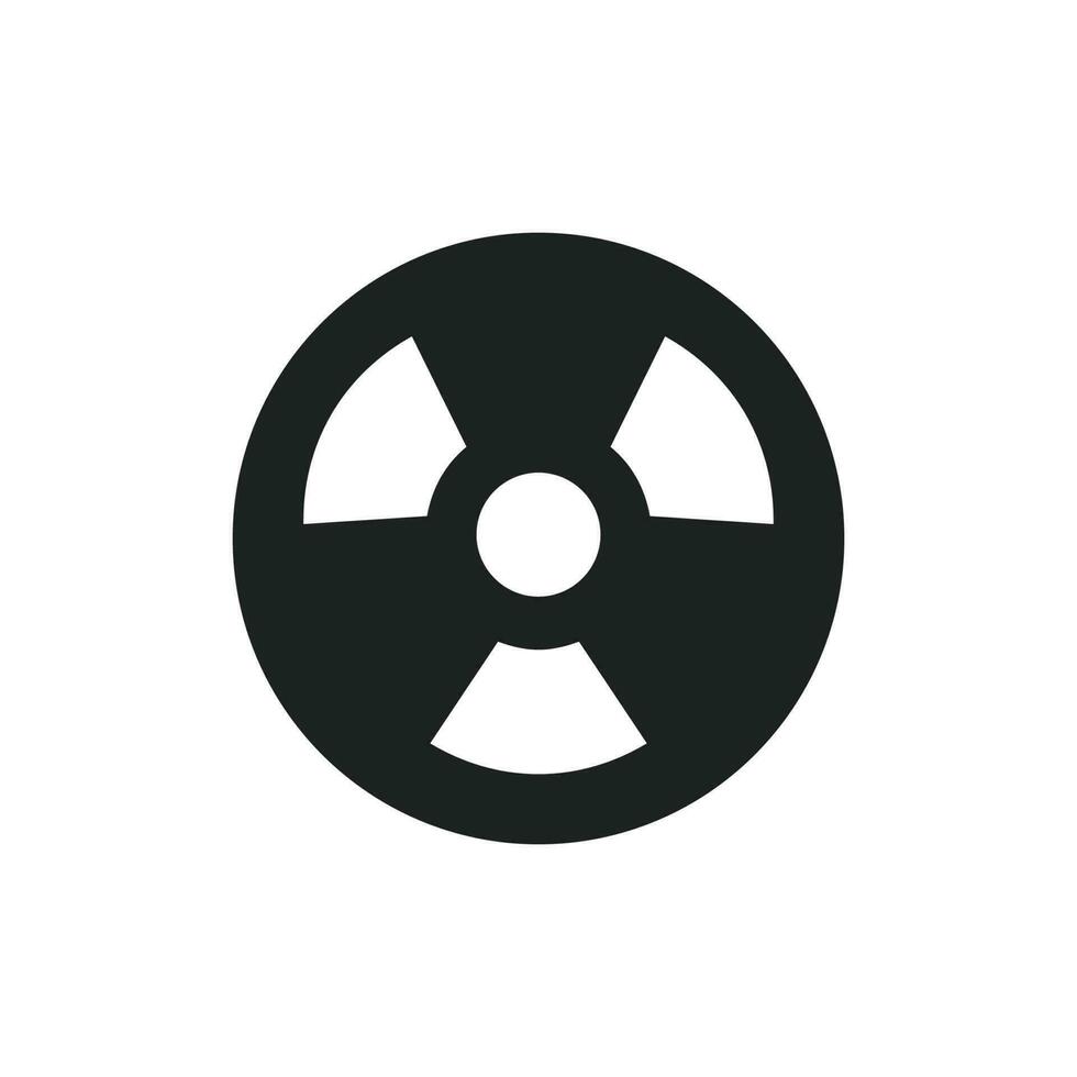 Radioactive icon vector design illustration