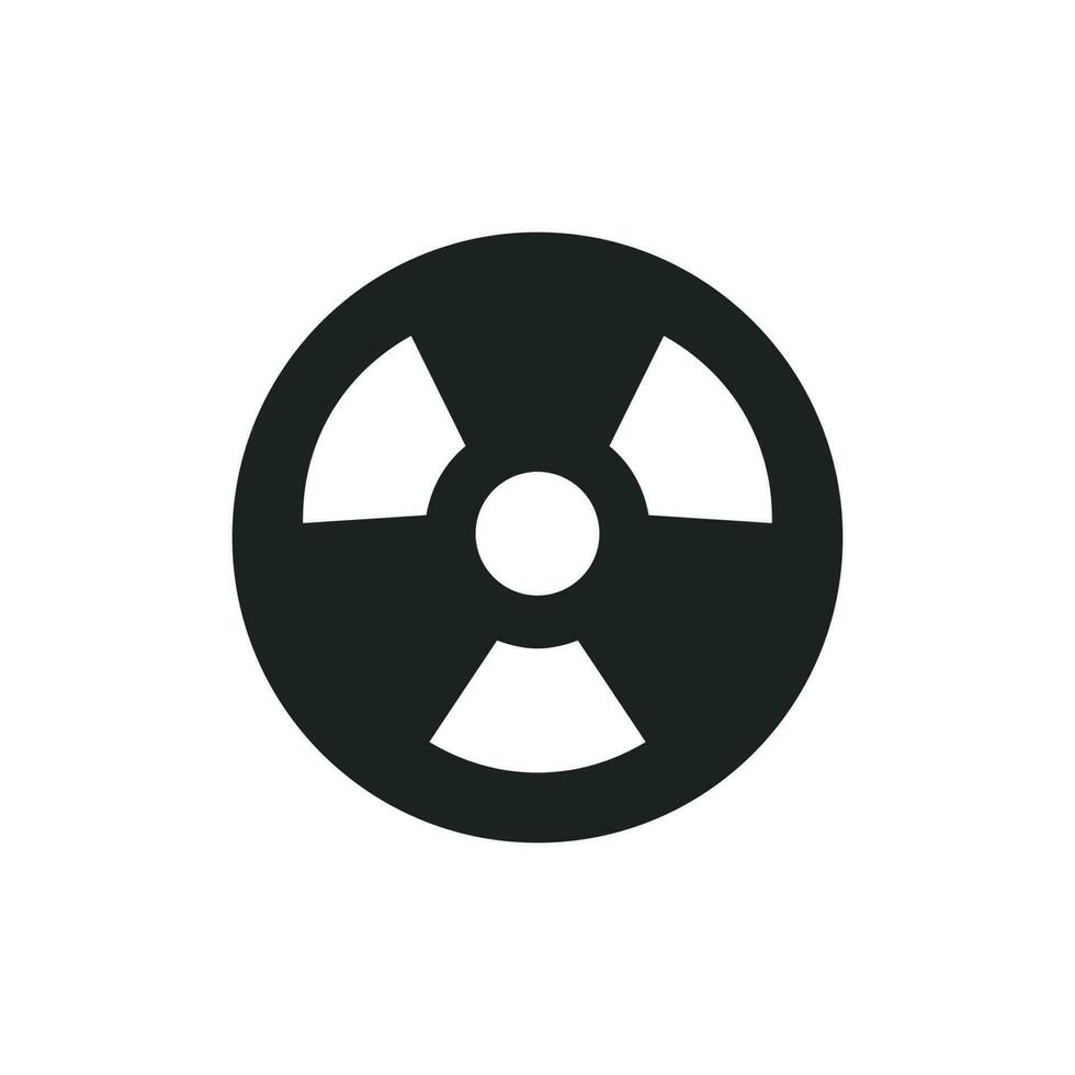 Radioactive icon vector design illustration