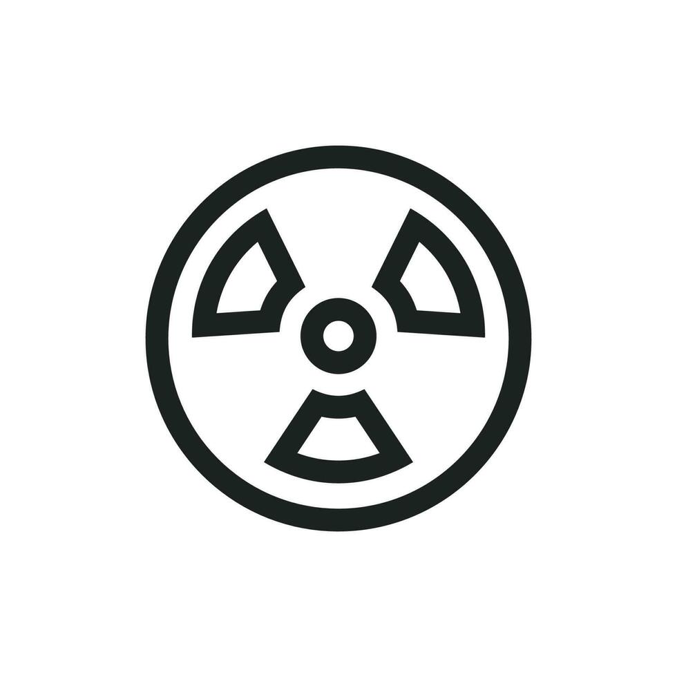 Radioactive icon vector design illustration