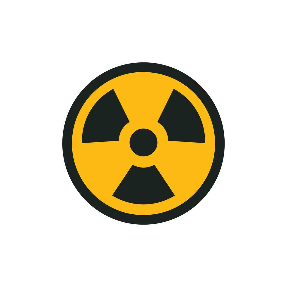 Radioactive icon vector design illustration