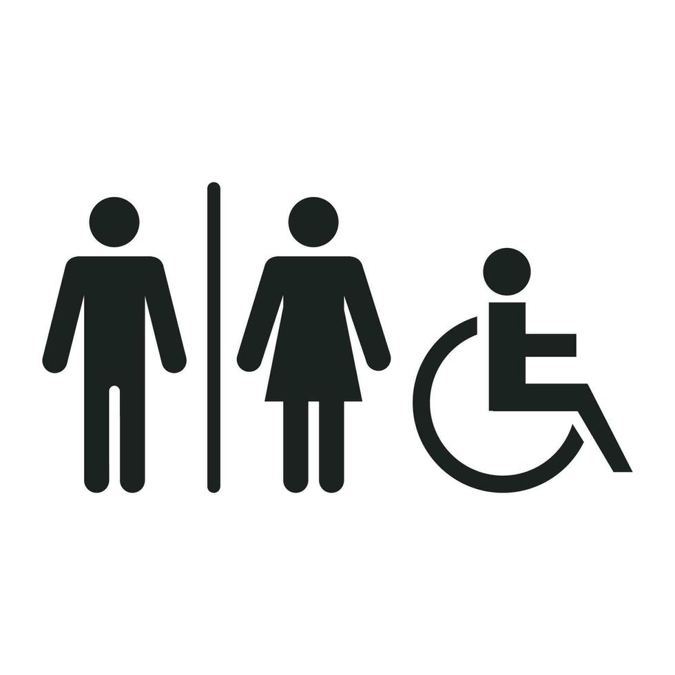 Toilet sign icon vector design illustration