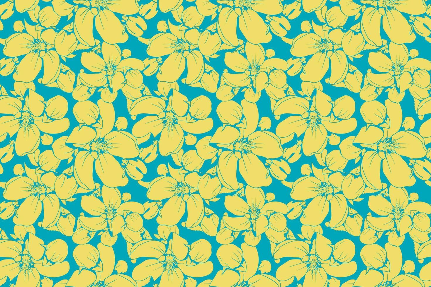 fondo de vector transparente de patrón floral. diseño de papel tapiz de follaje y flores de la naturaleza.