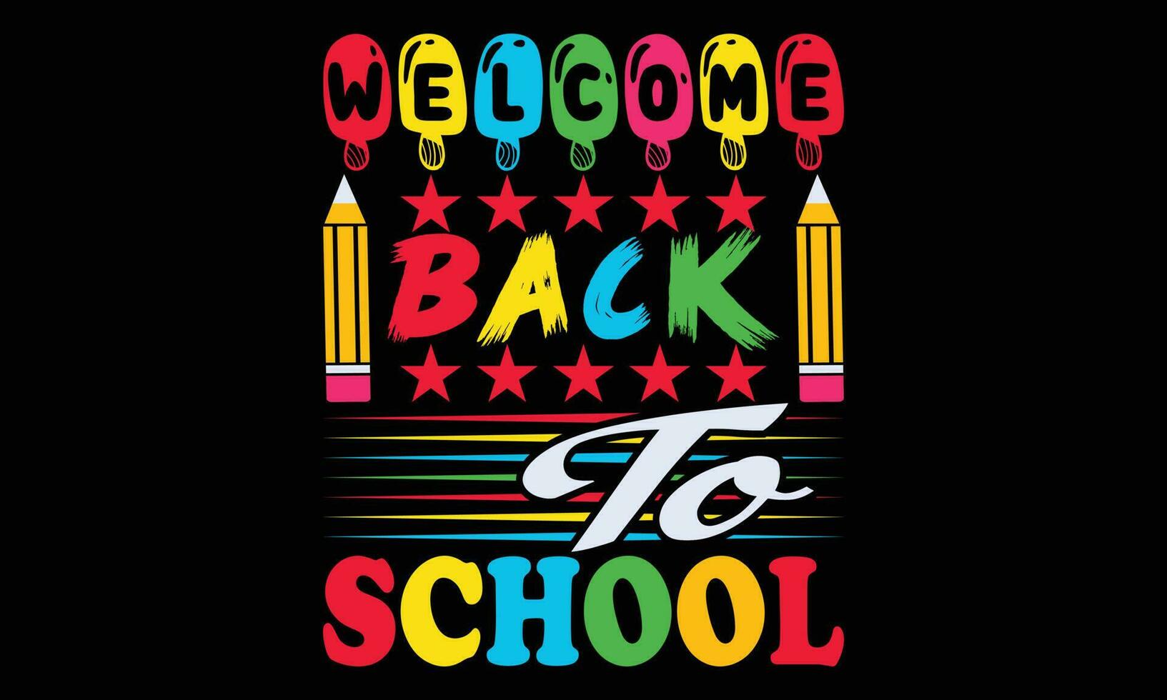 Happy First Day of School Life, t-shirt Design, Happy First Back to School Life Design, The Princess is Back to School Day. vector