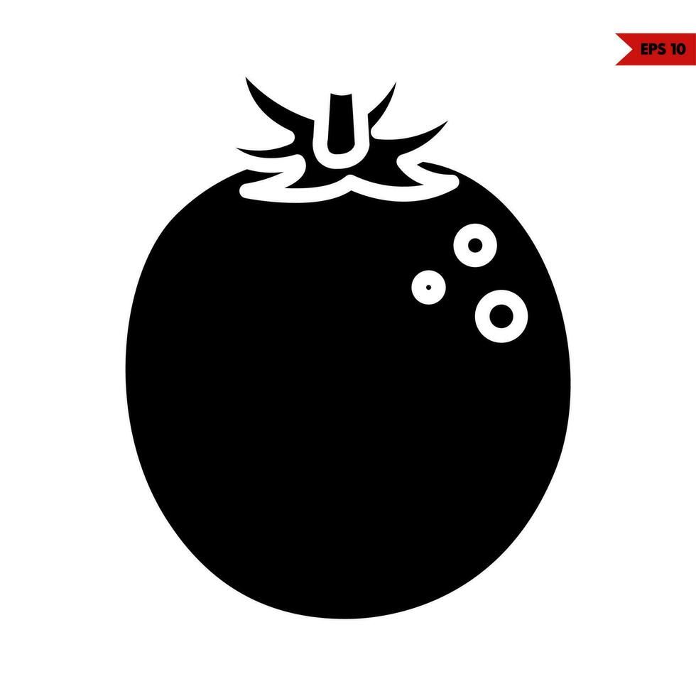 tomato glyph icon vector