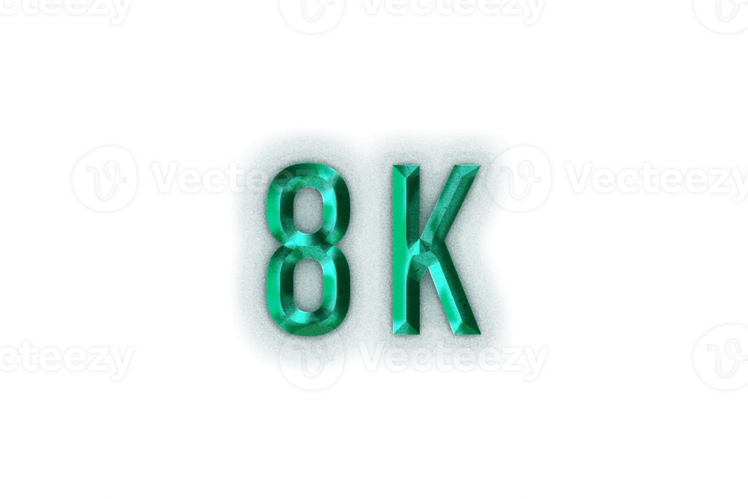 8 k subscribers celebration greeting Number with rustic steel design png