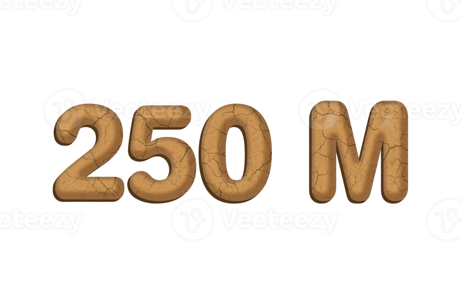 250 Million Subscribers Celebration Greeting Number With Mud Design 250-million-subscribers-celebration-greeting-number-with-mud-design