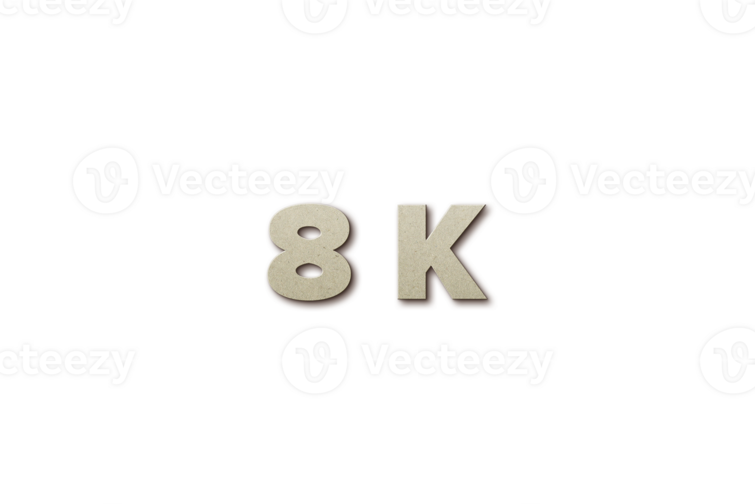 8 k subscribers celebration greeting Number with card board 2 design png