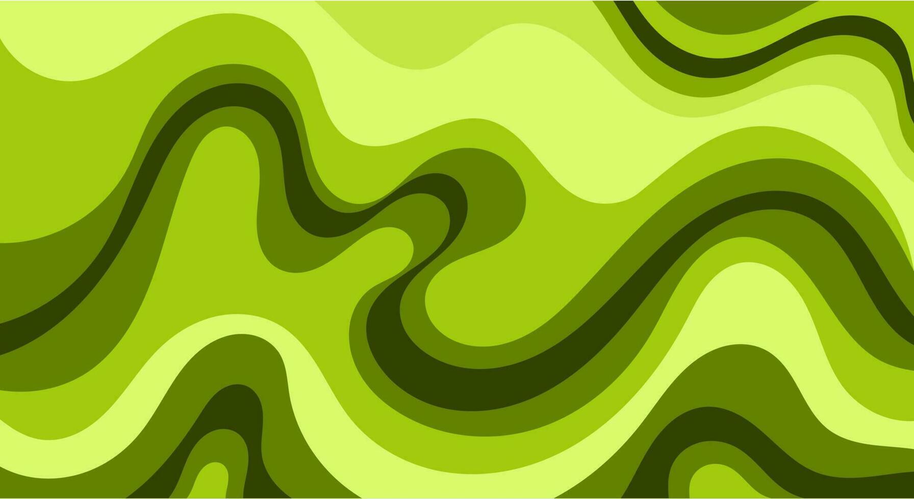 Abstract soft green wavy pattern background texture in trendy color