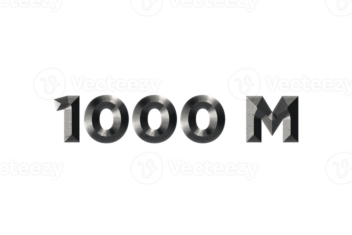 1000 million subscribers celebration greeting Number with elegant design png