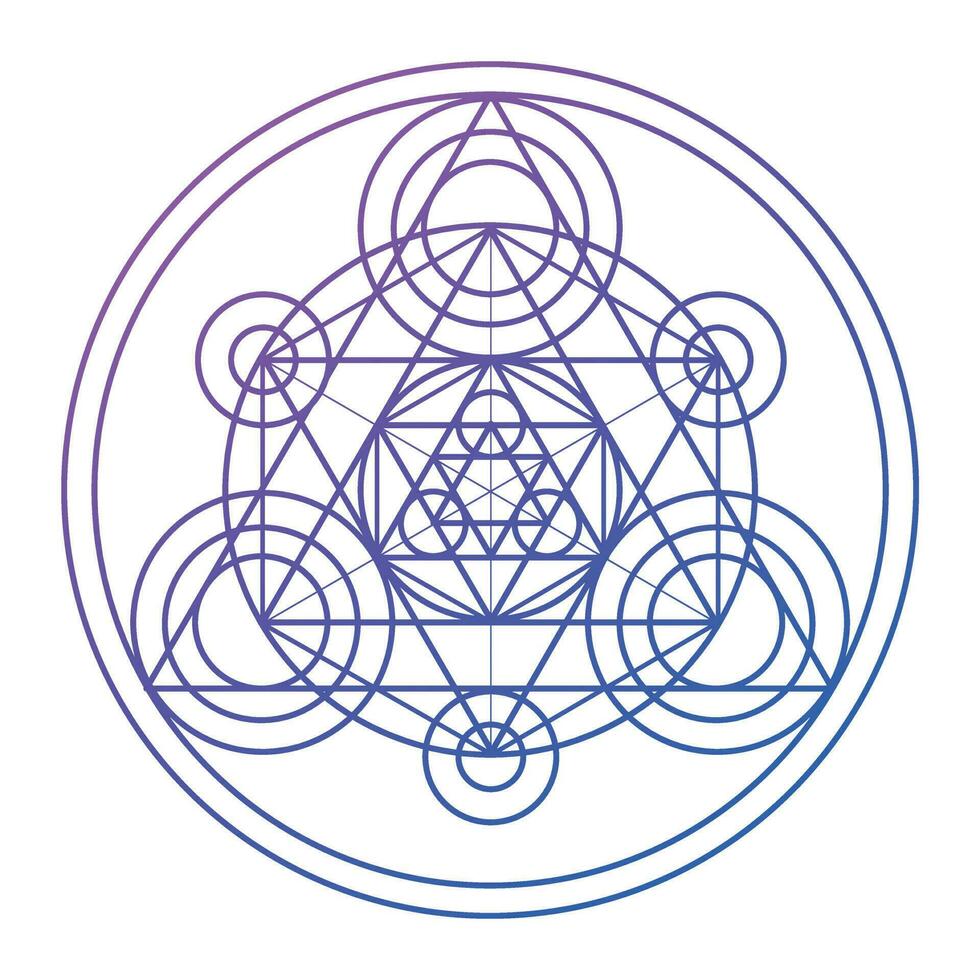 Alchemical magic circle. Astrology and the concept of religion vector