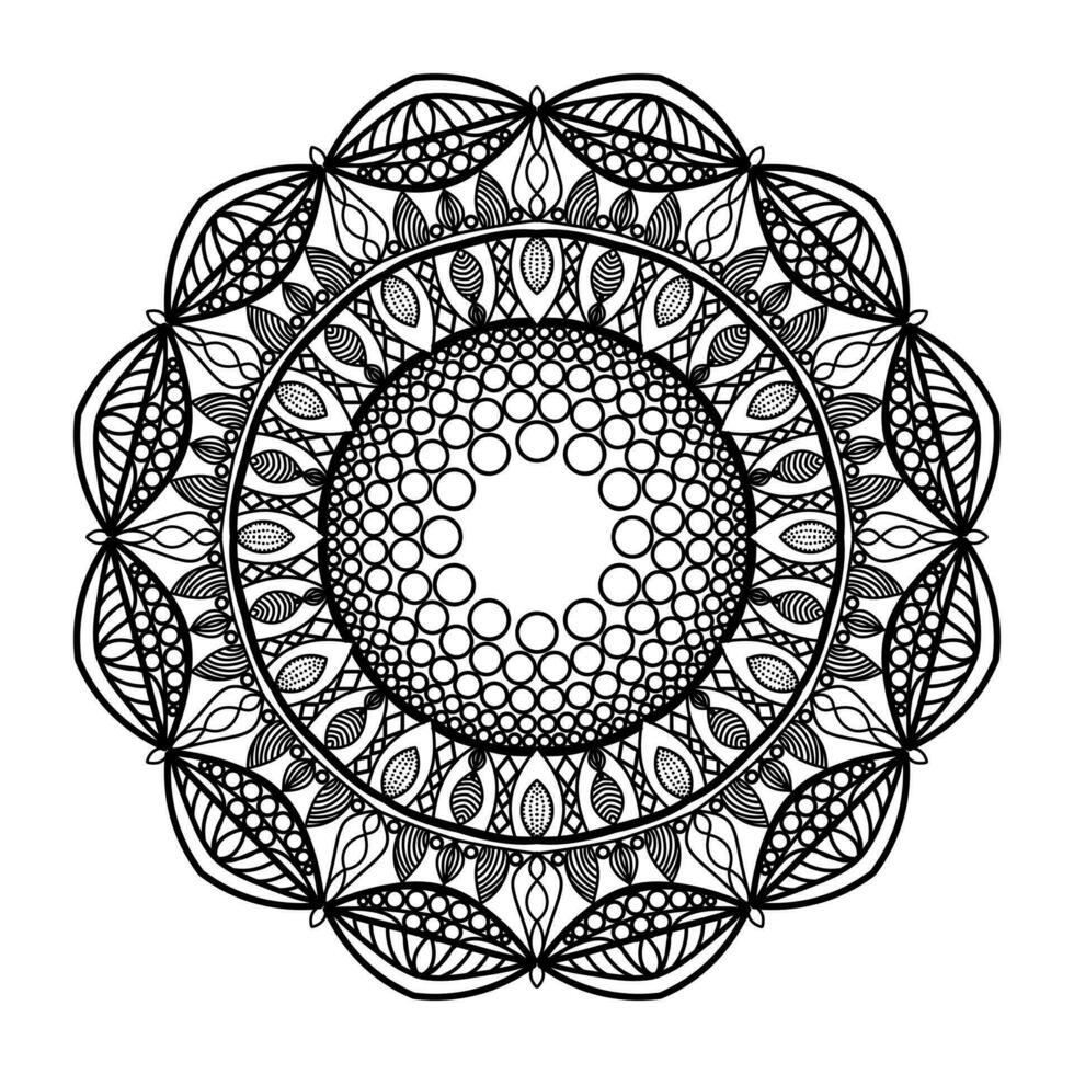 mandalas para colorante libro, redondo ornamento, irregular flor forma decoración, oriental vector, anti estrés terapia patrón, tejido yoga vector logo diseño elemento. adulto mandala para colorante página inte